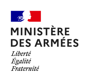 logo ministère des armées avec la devis française liberté égalité fraternité
